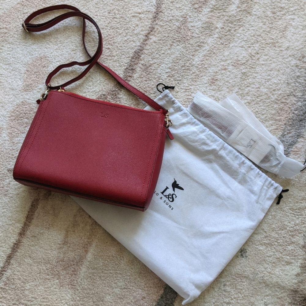 Lo And Sons Pearl Saffiano Bag